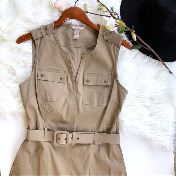 Banana Republic Dresses & Skirts - Banana Republic Sleeveless Belted Dress size 10